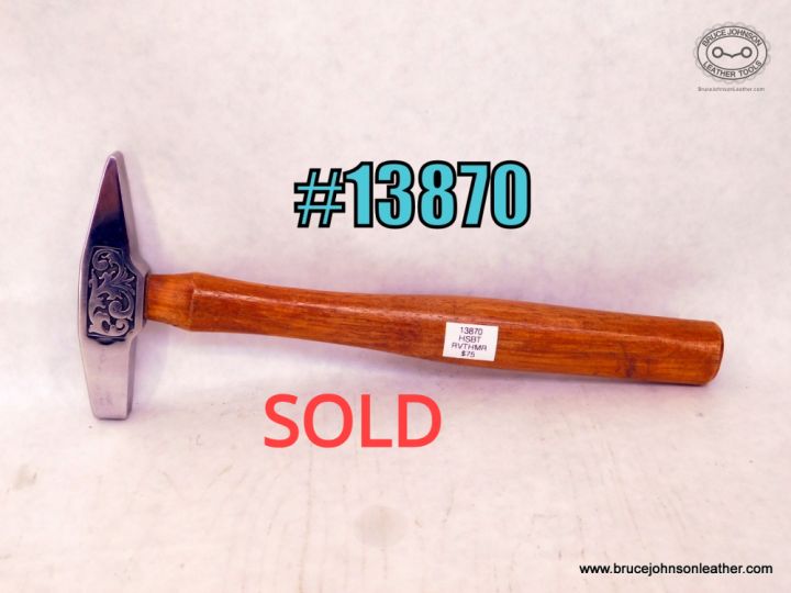 Horse Shoe Brand Rivet Hammer - Nice! -  $75.00